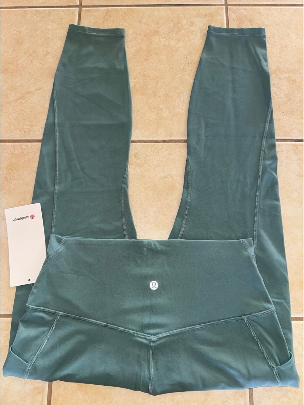 Lululemon Align With Pockets High Rise 25” Tidal Teal Size 10 NWT